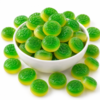 Fournisseurs de bonbons gélifiés en Chine, vente en gros de bonbons gélifiés, bonbons acidulés végétaliens et gommes, bonbons gélifiés en forme de pizza verte
