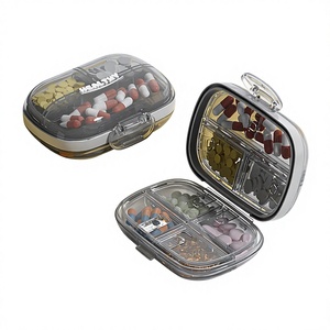 Portapillole Rettangolare Portatile in Plastica PP, Dispenser per Vitamine, Contenitore per Medicinali con 7 Scomparti, Organizzatore Settimanale per Compresse - Product Image 6