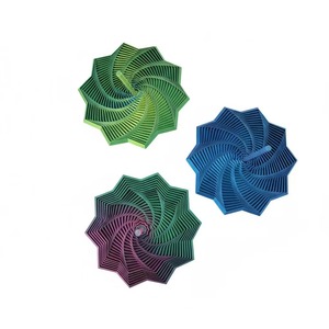 Jouet éducatif pour jeunes en plastique imprimé en 3D, Illusion d'optique, Tour de radis polygonale pliable, Anti-stress, Ornement de bureau en spirale - Product Image 5