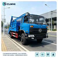 Promotion Dongfeng 153 Camion benne basculante, Camion compacteur de déchets, Camion à ordures, Prix des camions compacteurs de déchets