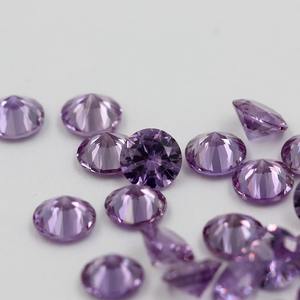 Хорошее качество, синтетический александрит, корунд 46 #7 мм, Круглый, причудливый, свободный драгоценный камень - Product Image 2