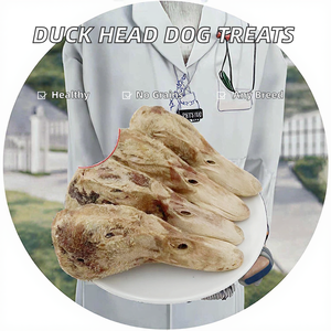 Snack per Cani con Testa e <span class=keywords><strong>Zampe</strong></span> di Anatra Liofilizzate Senza Cereali, Basso MOQ, Confezionamento OEM, Ricchi di Proteine per la Salute di Pelle e Pelo - Product Image 2