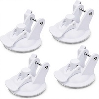 Lot de 4 ventouses de remplacement Starlink Mini, robustes, en silicone ABS, résistantes aux intempéries, avec levier de verrouillage, pour kit de montage sur fenêtre de camping-car ou bateau