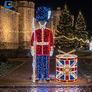 Experiencias Inmersivas de Esculturas Luminosas Navideñas, Luces Festivas Personalizadas de Santa Claus para Parques Temáticos y <span class=keywords><strong>Destinos</strong></span> Turísticos - Product Image 2