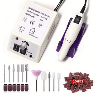 Juego de Máquina de Manicura Eléctrica de 20000 RPM, Máquina de Pulir Uñas, Removedor de Esmalte en Gel, Equipo Portátil para Pulir Uñas - Product Image 1