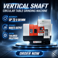 Meuleuse de surface à table rotative à arbre vertical MGP74 améliorée avec entraînement par vis à billes servo pour le meulage de matériaux en quartz et en cristal