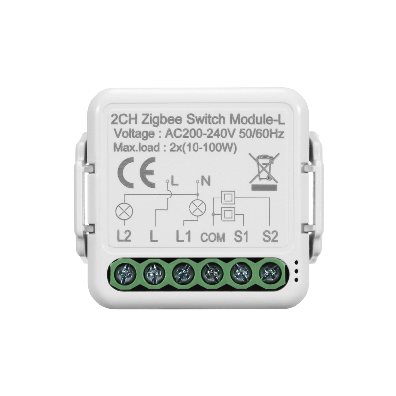 ZigBee 2GANG NO Neutral