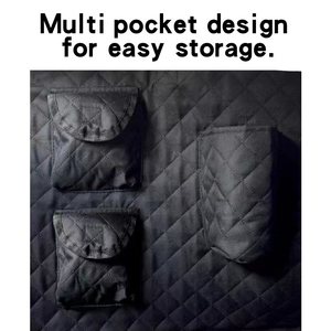 Funda de Asiento de Coche para Mascotas, de Poliéster Oxford y Algodón, Impermeable, Lavable, Extraíble, para Perros y Gatos - Product Image 5