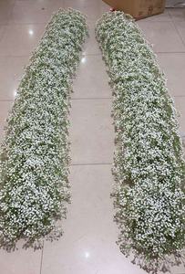 Centros de Mesa de Flores para Boda <span class=keywords><strong>Super</strong></span> Z, Arreglo de Flores Artificiales de Seda, Bola de Flores de Gypsophila, Camino de Mesa de Flores de Baby Breath - Product Image 2