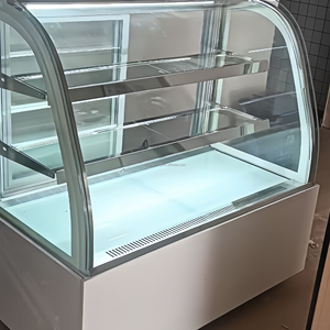 Geling sô cô la hiển thị tủ lạnh vuông kính lạnh Macaron hiển thị trường hợp quạt làm mát Macaron tủ lạnh - Product Image 2