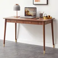 Modernes Stil Elegantes Design Massiver hölzerner Computer tisch Büroarbeit tisch aus Naturholz