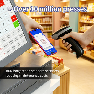 Xincode Handscanner für 2D-Barcodes, 1D USB Barcode-Scanner, Kabelloser Barcode-Leser, QR-Code-Leser für Supermärkte - Product Image 3