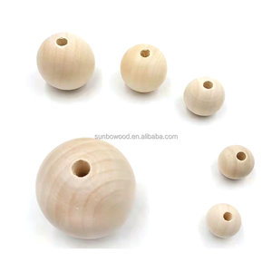 Bán buôn 25 mét vòng chưa hoàn thành hạt gỗ thiên nhiên lấy cảm hứng từ đánh bóng gỗ cho bóng thủ công cho các nghệ sĩ - Product Image 2