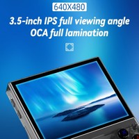 Console de jeu portable rétro open source RG35XX PLUS 64 Go + 128 Go avec écran de 3,5 pouces, Wi-Fi, lecteur de jeux multilingue Rg35xx
