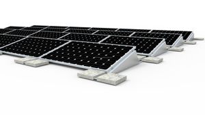 ระบบแผงโซลาร์เซลล์หลังคาแบนอลูมิเนียม, ระบบแผงเซลล์แสงอาทิตย์แบบกราวด์หลังคา PV ระบบบัลลาสต์แบบมินิสเปค - Product Image 4