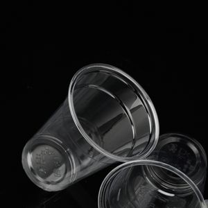 Vaso de plástico de jugo de fruta de café helado personalizado de fábrica con tapa papel de sellado para llevar vasos de plástico PET - Product Image 6