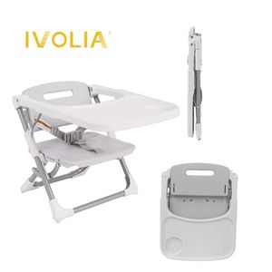 Chaise haute portable pour bébé, style minimaliste moderne, respirante, <span class=keywords><strong>confortable</strong></span>, hauteur réglable, siège souple, pliable, pour repas - Product Image 1