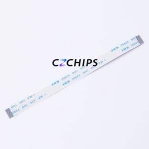 AB03A0100000038A FFC <b>Cable</b> (Flexible Flat <b>Cable</b>) P=0.5mm Connector 12P 0.5mm 0.3mm 10cm - Product Image 1