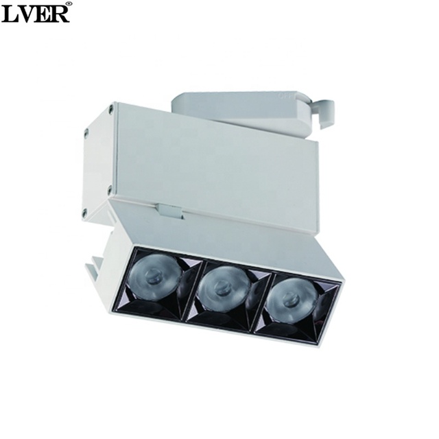 40w Focus Light Retail Point Lighting Fixtures Surface Installation Spotlights Linear Track Light Rail COB LED Track Lights