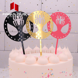 Christmas Big Crown cake topper acrylic Crown father s birthday unicorn cake topper gold - Product Image 6