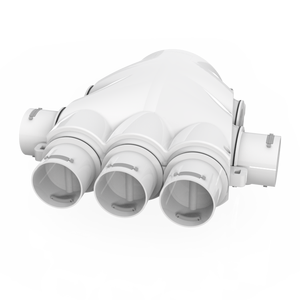 Accesorios de ventilación ABS, distribuidor de conductos de aire de 1-7 puertos, silenciador, accesorios de conductos de tubería de PE, hospitales, gimnasios, escuelas, sótanos - Product Image 4