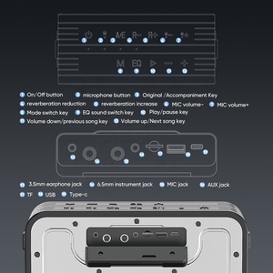 Altavoz Portátil VIDVIE <span class=keywords><strong>X</strong></span> de Metal Resistente, Subwoofer de Bajos de 150 W, Altavoz Inalámbrico para Fiestas, Karaoke, Altavoces <span class=keywords><strong>BT</strong></span> con Micrófono - Product Image 5