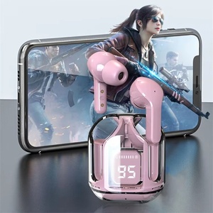 Air31 BT 5.3 trong tai không dây Earbuds thể thao không thấm nước & chơi game tai nghe với hiển thị kỹ thuật số chỉ số pin A31 không gian viên nang - Product Image 5