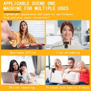 Mini Cámara Web 4K USB con Sensor CMOS de 8 Megapíxeles, Full HD 1080P 2K, Micrófono y Trípode para Computadoras Portátiles, Transmisión en Vivo y <span class=keywords><strong>Trabajo</strong></span> - Product Image 4