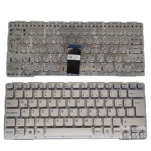 Nouveau clavier d'ordinateur portable argenté LA Latin pour <span class=keywords><strong>SONY</strong></span> SVE 14 <span class=keywords><strong>SVE14</strong></span> SVS14 SVE14A 149119511LA, sans cadre, sans rétroéclairage - Product Image 1