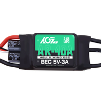 AGFRC AR-40A 2-6S Lipo 50A Peak Current Brushless 40A Esc pour Skateboard avec 5V 3A BEC