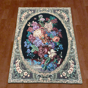 Art européen personnalisé fait à la main tenture murale en coton tissu 118X138CM Aubusson Gobelin <span class=keywords><strong>tapisserie</strong></span> - Product Image 2