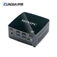 Zusia Intel 11ème génération Tiger Lake Mini ordinateur de bureau PC avec affichage Type-C 4K double Ports LAN pour Gaming Business Compatible UC