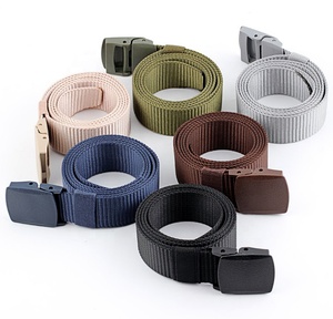 Cinturón Táctico de <span class=keywords><strong>Lona</strong></span> de Nailon Tejida para <span class=keywords><strong>Hombre</strong></span> de 3.8cm con Logotipo Personalizado, Sin Hebilla de Metal o Plástico, MOQ Bajo - Product Image 6