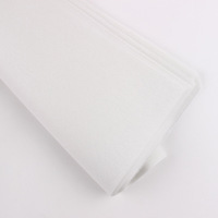 Papier d'emballage de fleurs papier de coton non tissé en fibre de couleur unie ultra-mince papier de soie translucide pour emballage floral