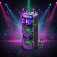 Speaker Portabel Nirkabel BT Karaoke Party DJ Aktif Hifi Sound DR-1266 Trolley 12 Inch dengan Tweeter Bass Super Kuat