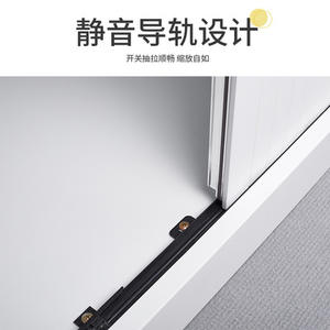 Home-Use Roller Shutter <b>Filing</b> Cabinet 5 Floors Adjustable Standing Office <b>Organizer</b> Rectangle Push Pull Type MB-45673 - Product Image 2