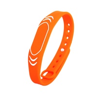 Bracelet réglable en silicone RFID Bracelet LED de taille variable Concert Paiement sans espèces