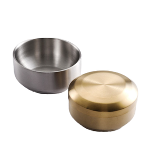 Cuenco De Acero Inoxidable Coreano - 20 Cm, Ideal Para Ensaladas, Sopas, Ramen Y Más, Apilable
