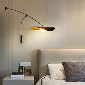Lámpara de Pared Nórdica Jufan LED E27 con Interruptor, Brazo Largo, Iluminación para Sala de Estar, Dormitorio, Estudio - Product Image 2