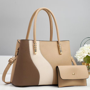 Bolso bandolera de lujo y elegante con dos correas de hombro desmontables, cierre de cremallera, impermeable y duradero. - Product Image 1