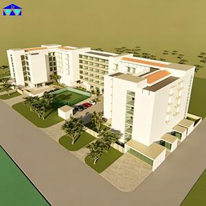 Edificio de Apartamentos de Estructura de Acero Prefabricada de Espacio Abierto para Comunidad Residencial en Togo - Product Image 1