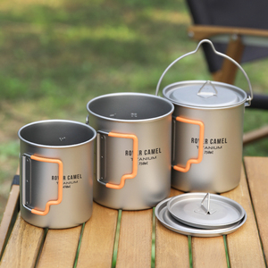 Lightweight Camping Coffee <strong>Mug</strong> with Collapsible Handle for Travel Picnic Hiking and <strong>Climbing</strong> for Outdoor Adventures - Product Image 2