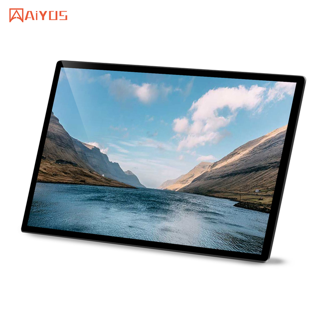 Ultra-Narrow Edge 15.6 Inch Android 11 System LCD Touch Display 2+32GB Capacitive Screen Tablet for Digital Signage Advertising