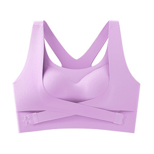 Plus-Size Marketing-Worthy Large-Bust-Minimizing Cómodo Sujetador deportivo anticaída sin aros de tamaño extendido para mujeres - Product Image 6