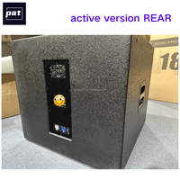 Haut-parleur de basses actif 18 pouces Pat KP-6018s, bobine 100 mm, MDF laqué, idéal pour bars, concerts et spectacles sur scène - Prix usine, offre spéciale