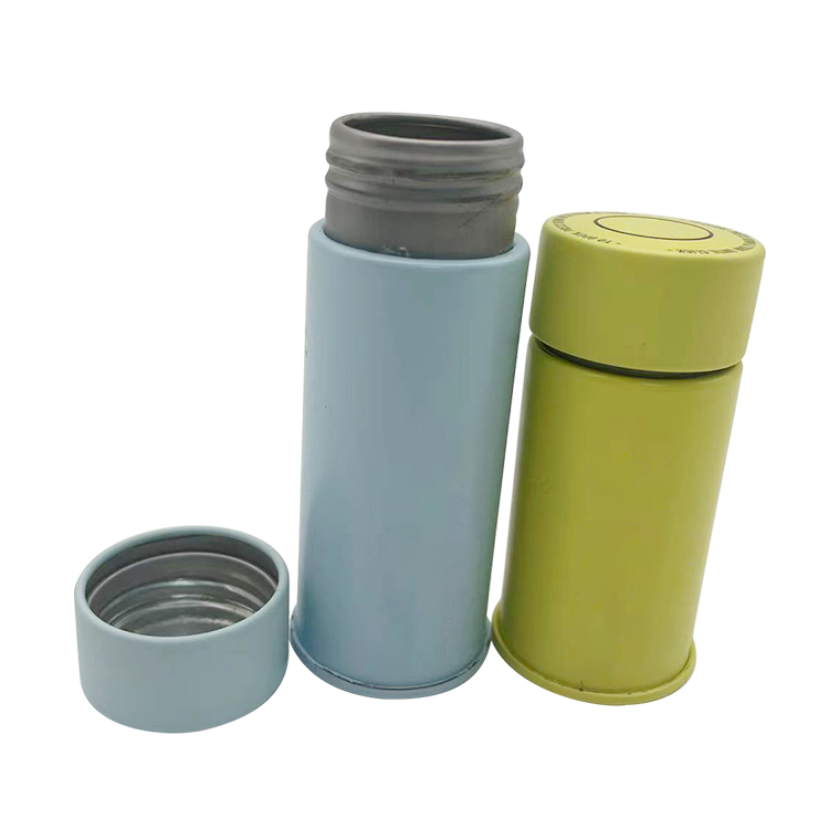 30x80 мм пригодная для повторного использования детская жестяная банка с Мятным наполнителем с ручкой и конфетами с вставкой из пенопласта