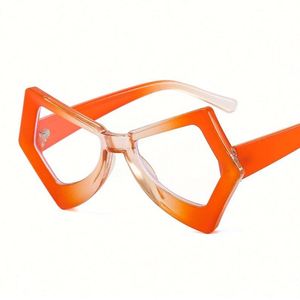 Gafas de Sol de Moda 2022, Monturas de Gafas Verdes con Degradado Poligonal Vintage, Gafas de Sol Coloridas con Forma de Mariposa para Mujer - Product Image 6