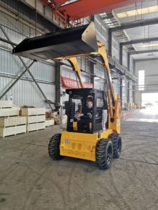 جرافة انزلاقية هيدروليكية بالكامل حاصل على شهادة Ce مع مرفقات - Product Image 2