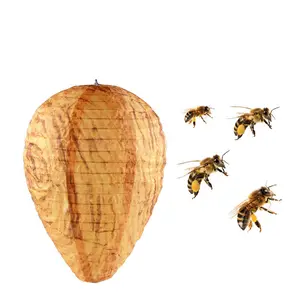 Neues wasserdichtes Anti-Wespen-Hornennest Simuliertes Hornennest Gelbes Waspennest Köder Waspe Abschreckung für Hornissen