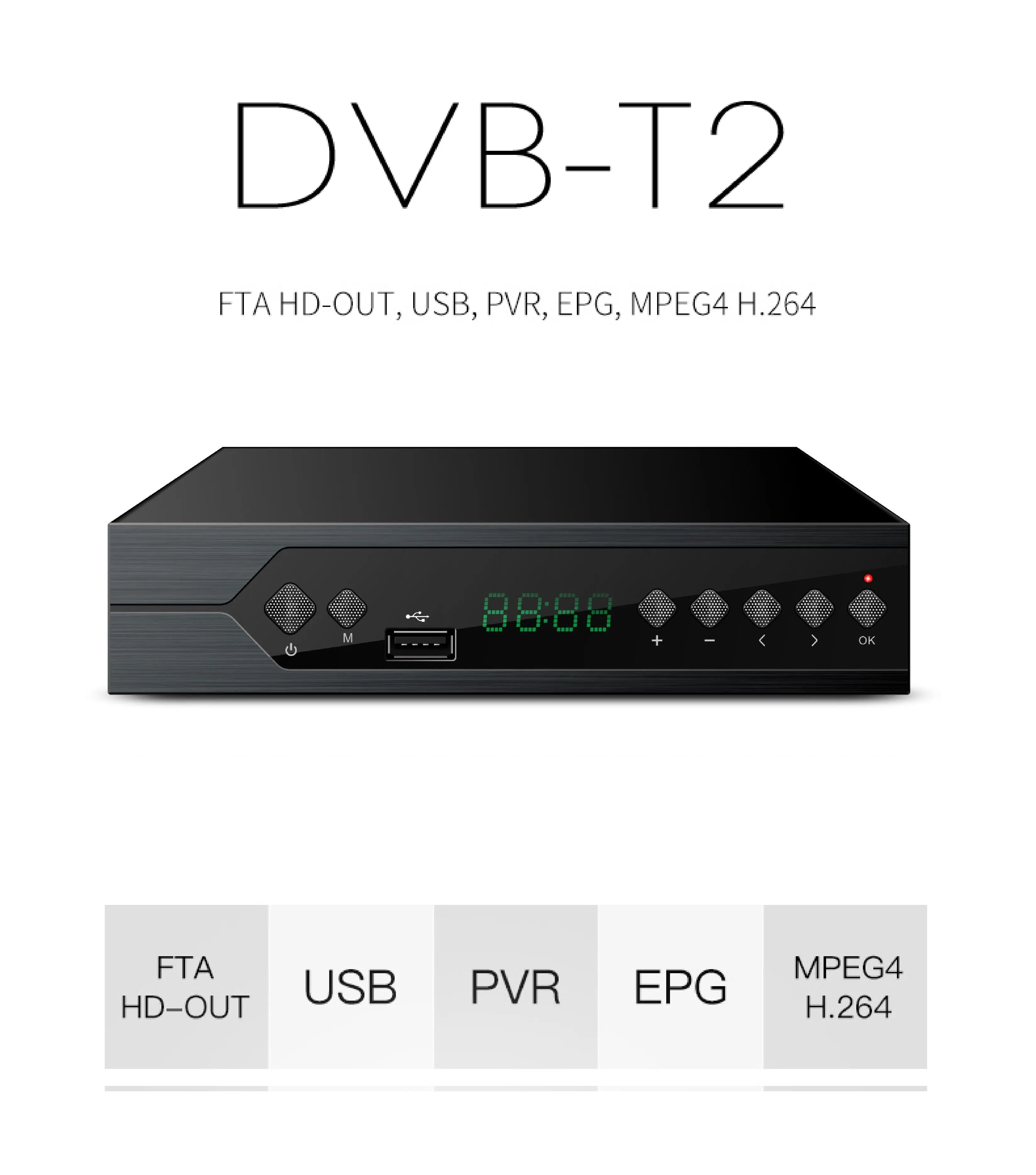 High Definition Dvb Decoder Isdb-t Modulator Isdbt Receiver Isdb-t STP Set-top Box Tv Set Top Box